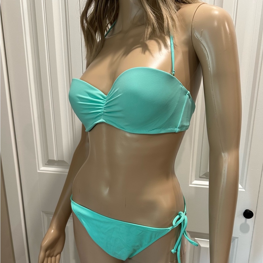Victoria's Secret Ruched Bikini Twp Piece Swimsuit